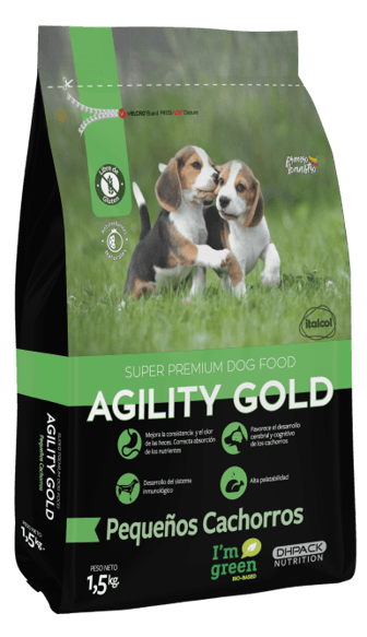 Dog Concentrado AGILITY GOLD Cachorro Razas Pequeñas