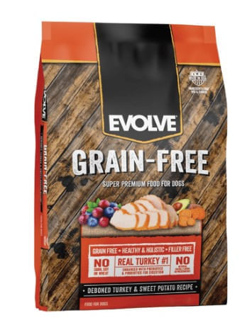 Dog Concentrado EVOLVE Grain Free Pavo