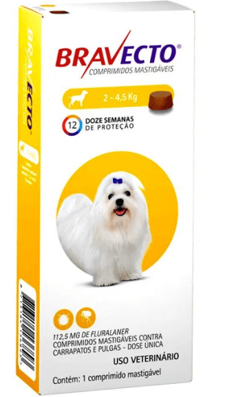 Dog Antiparasitario BRAVECTO para perro de 2 k a 4.5 k