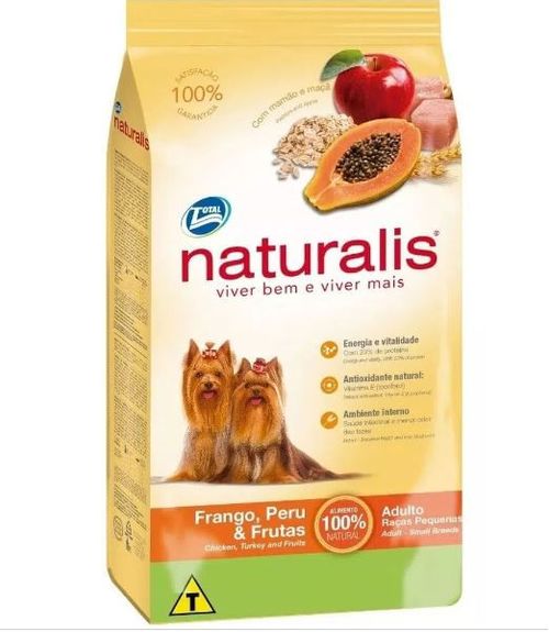 Dog Concentrado NATURALIS Adulto Razas Pequeñas Pollo, Pavo, Frutas