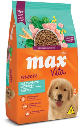 Dog Concentrado MAX VITA Cachorro Crecimiento Saludable Pollo