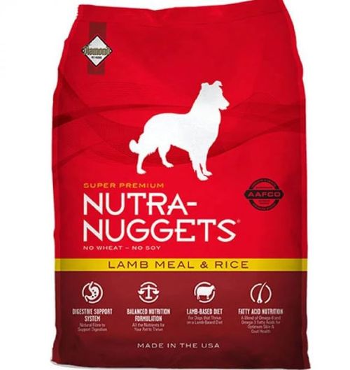 Dog Concentrado NUTRA NUGGETS Lamb Meal y Rice