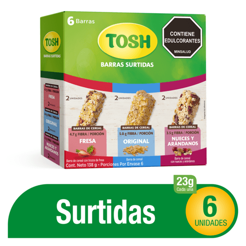Barra Tosh  Arandanos, Lyne y Fresa