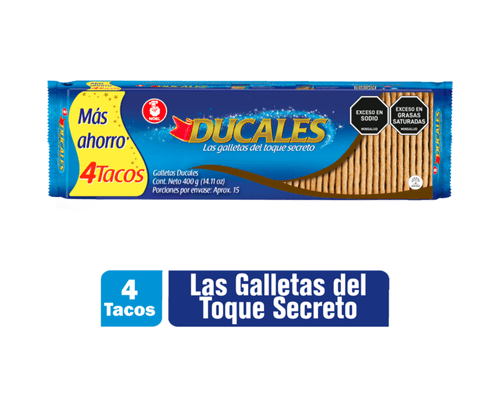 Galleta Ducales 4 tacos