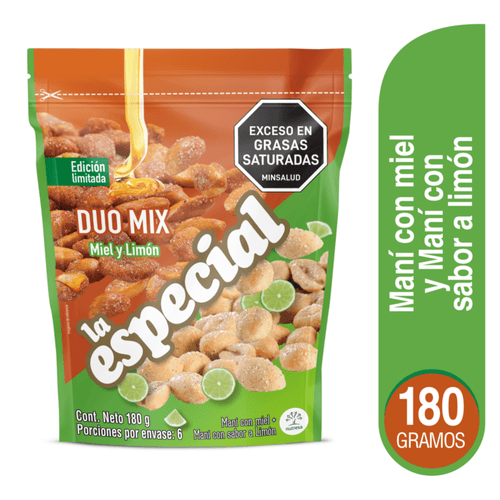 Maní La Especial Duomix Doypack