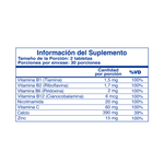 Tabletas Benet Complejo B TN