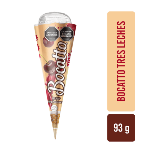 Cono Bocatto Tres Leches