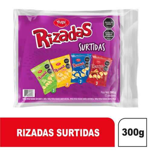 Rizadas Surtidas x 25 gr