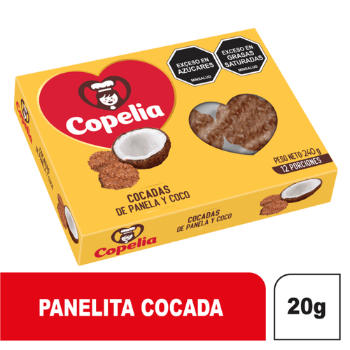 Copelia Panela Cocadas de Panela y Coco 20 gramos