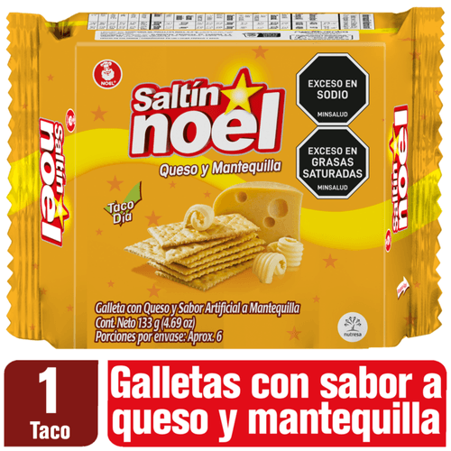 Galletas Saltín Noel Queso y Mantequilla Taco