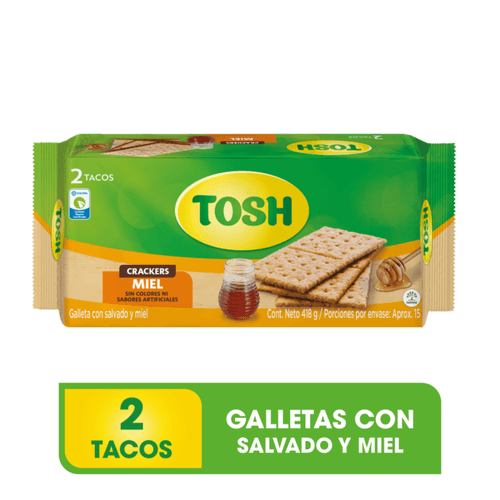 Galleta Tosh Miel Fit Taco x 2
