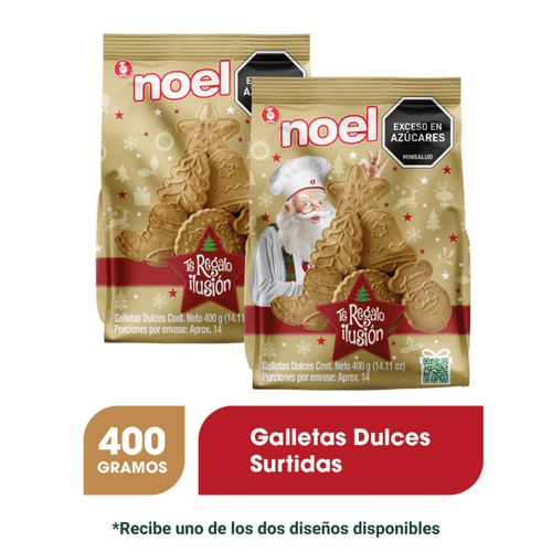 Galleta  Navidad Noel  Bolsa