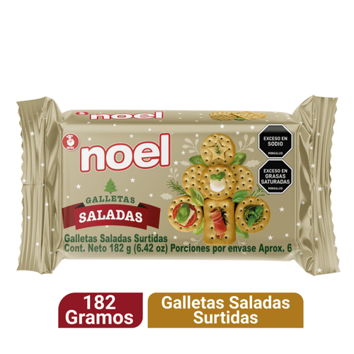 Galleta  Navidad Noel Salada Surtida