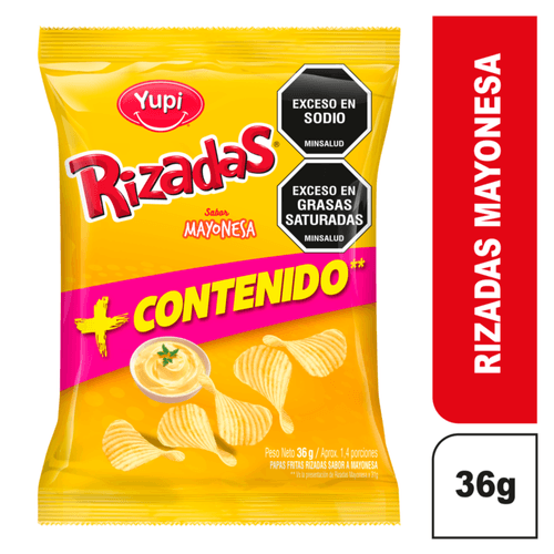 Rizadas Mayonesa x 36 gr
