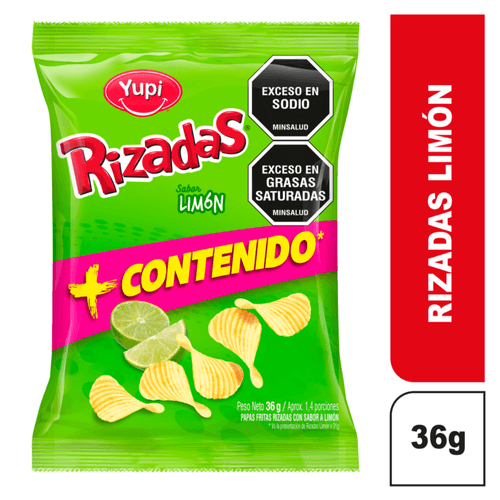 Rizadas Limon x 36 gr