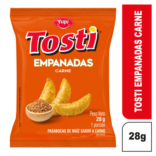 Tosti Empanada Carne Sin Sellos x 28 gr