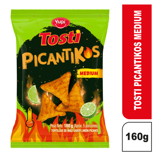 Tosti Picantikos Medium Sin Sellos