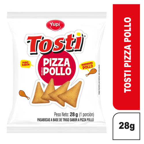 Tosti Pizza Pollo x 28 gr