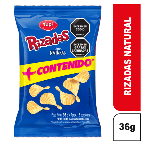 Rizadas Natural x 36 gr