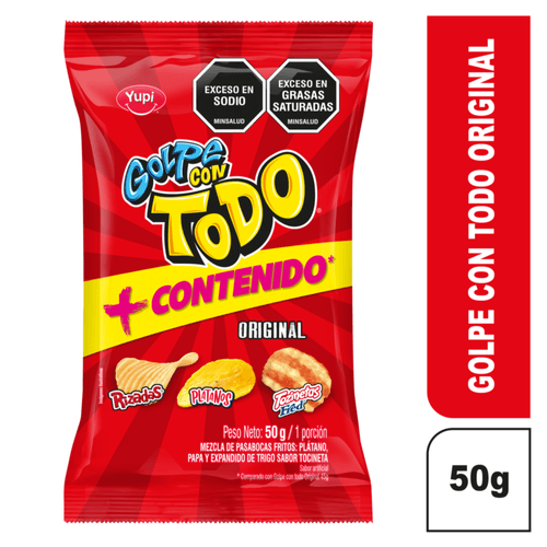 Golpe con Todo Original Extracontenido x 50 gr