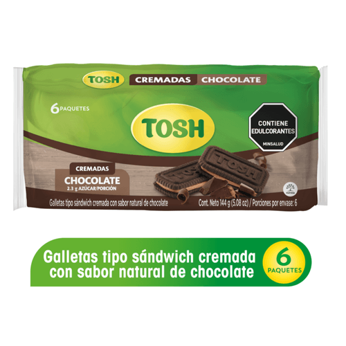 Galletas Tosh Sandwich Chocolate