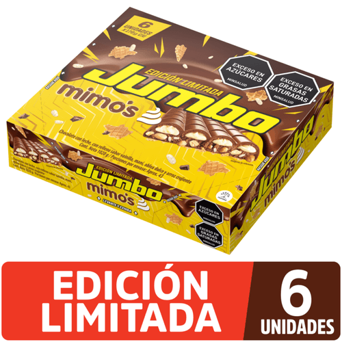 Chocolatina Jumbo Mimos x 170 gr