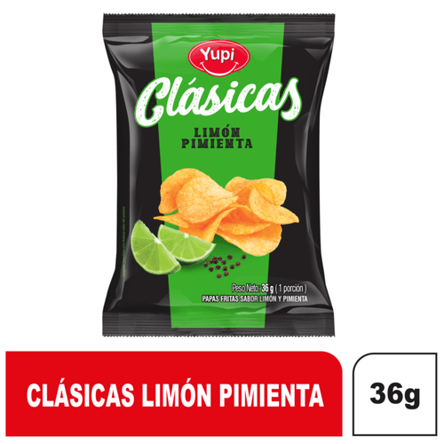 Yupi Clasicas Limon Pimientas x 36 gr