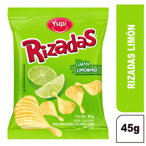 Rizadas Limon Sin Sellos x 45 gr