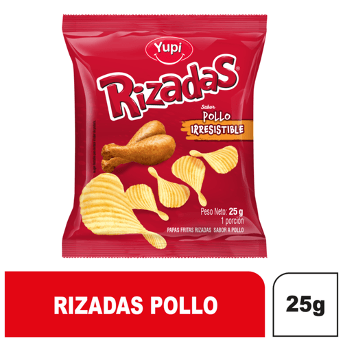 Rizadas Pollo Sin Sellos x 25 gr