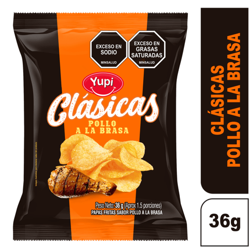 Yupi Clasicas Pollo a la brasa x 36 gr