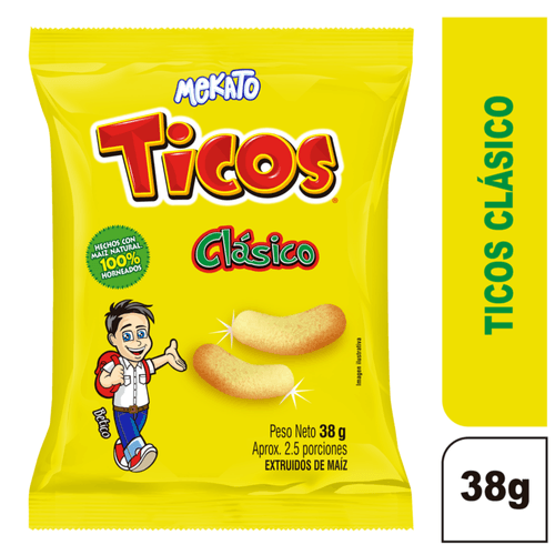 Ticos Salado Sin Sellos x 38 gr