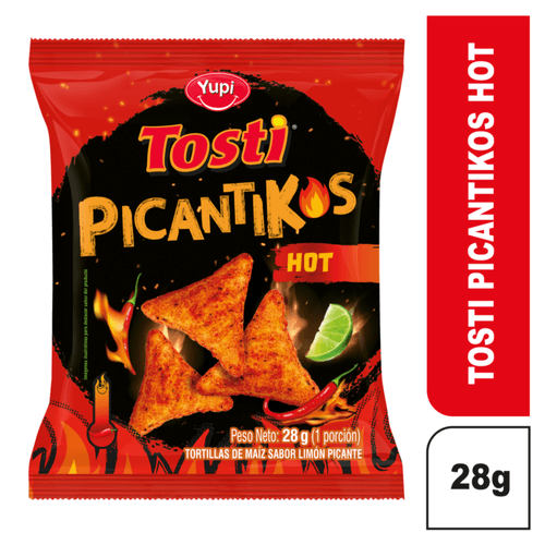 Tosti Picantikos Hot Sin Sellos x 28 unidades