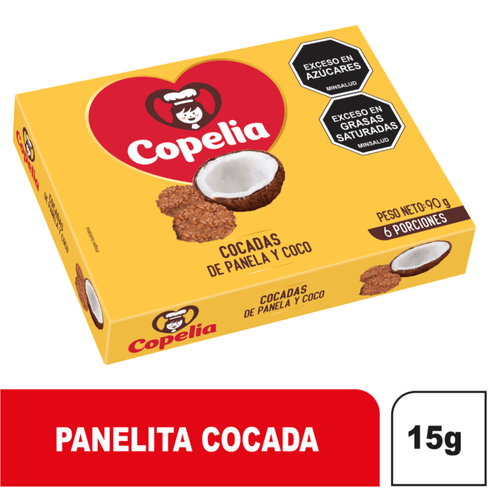Copelia Panela Cocadas de Panela y Coco 15 gramos