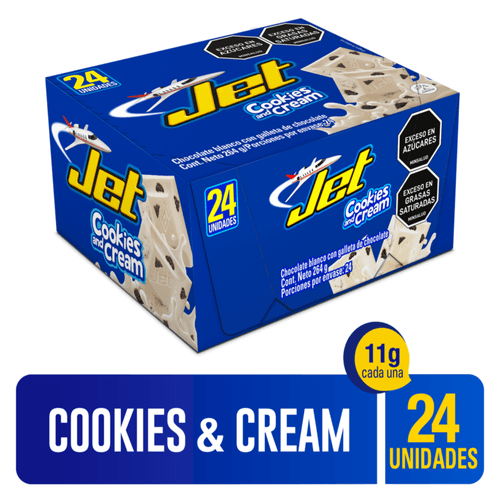 Chocolatina Jet Burbujet Cookies & Cream