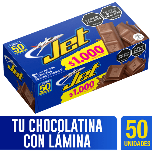 Chocolatina Jet Leche