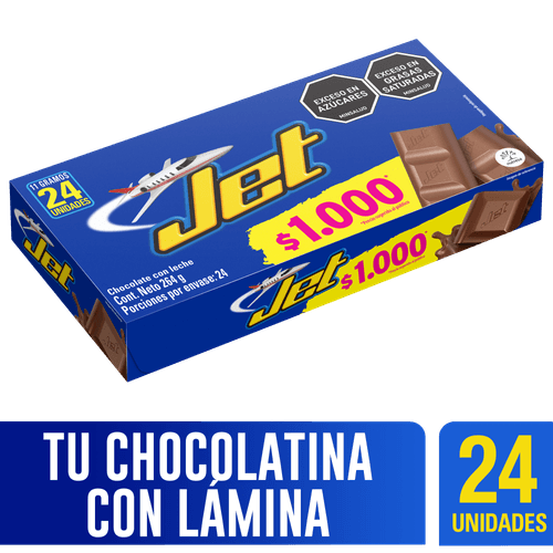 Chocolatina Jet Leche