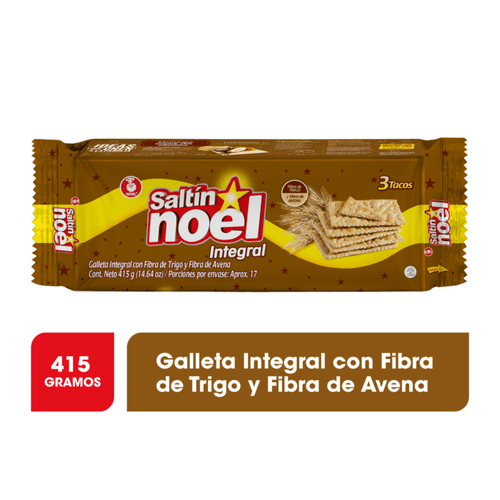 Galletas Saltín Noel Integral 3 Tacos