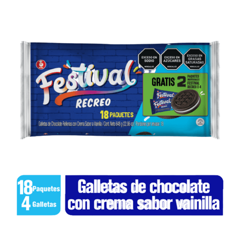 Galletas Festival Recreo