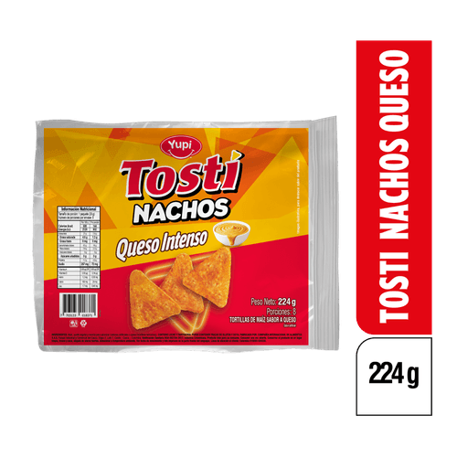 Tosti Nachos Queso Intenso Multiempaque